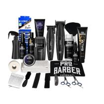 Kit Barbeiro Iniciante Pro Barber VGR Kit Barbeiro Iniciante Pro Barber VGR
