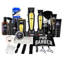 Kit Barbeiro Iniciante Pro Barber Wmark