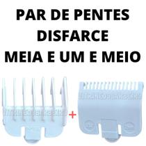 Kit Barbeiro Profissional 2 Pente 0,5 E 1,5 P/ Máquina Kemei