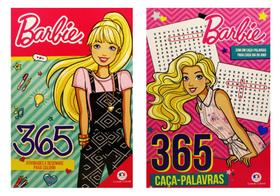 Kit Barbie: 365 Atividades e Desenhos Para Colorir e 365 caça-palavras - Kit de Livros