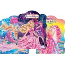 Kit barbie (BARBIE - A PRINCESA E A POP-STAR, BARBIE E O PORTAL SECRETO e BARBIE - SEREIA DAS PÉROLAS)