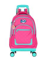 Kit Barbie Mochila Rodas + Lancheira + Estojo Box - Pink Kit Barbie Mochila Rodas + Lancheira + Estojo Box - Pink