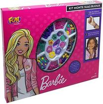 Kit Barbie Monte Suas Bijoux Pulseiras E Colares Infantis