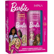 Kit Barbie Shampoo e Condicionador 250ML Plena e Hidratada Impala