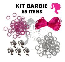 Kit Barbie Tranças Argola E Pingentes Trança Nagô Box Braids