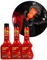 Kit Bardahl Clean Gas Aditivo Combustível Gasolina 200ml 3 Unidades Ação Instantânea Antioxidante Kit Bardahl Clean Gas Aditivo Combustível Gasolina 200ml 3 Unidades Ação Instantânea Antioxidante