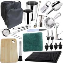 Kit Barman Bolsa Colher Bailarina Coq. Profissional 22 Pç W8 - Nls