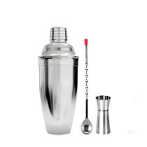 Kit Barman Coqueteleira Boston Inox Drink Caipirinha 500mL