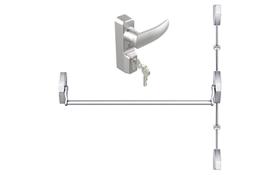 Kit Barra Antipânico 02 Pontos De Travamento + Fechadura