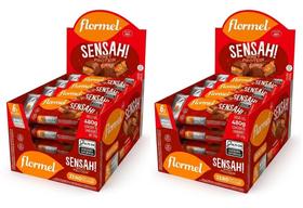Kit Barra De Chocolate Sensah Zero Açúcar Com Whey Flormel - 32 unidades de 30g Kit Barra De Chocolate Sensah Zero Açúcar Com Whey Flormel - 32 unidades de 30g