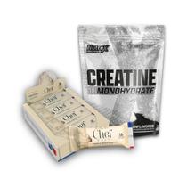 Kit Barra de Proteína Premium 12un - Chef Whey + Creatina Monohydrate Pura 500g - Nutrex Research