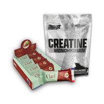 Kit Barra de Proteína Premium 12un - Chef Whey + Creatina Monohydrate Pura 500g - Nutrex Research