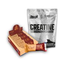 Kit Barra de Proteína Premium 12un - Chef Whey + Creatina Monohydrate Pura 500g - Nutrex Research