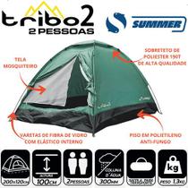 Kit Barraca Acampamento Iglu 2 Pessoas E Colchão Solteiro Com Enchedor Para Pesca Camping E Atividades Ao Ar Livre