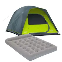 Kit Barraca Amazonia 4 Pessoas + Colchão Casal Coleman