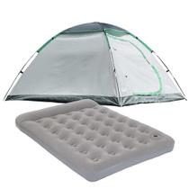 Kit Barraca Aruba 4 Pessoas + Colchão Casal Coleman