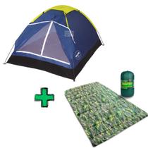 Kit Barraca De Camping 2 Pessoas + Colchonete Casal