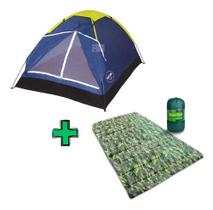 Kit Barraca De Camping 3 Pessoas + Colchonete Casal