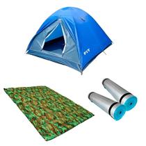 Kit Barraca Fox 2/3 P + Colchonete Casal + 2 Isolante Térmico Kit Barraca Fox 2/3 P + Colchonete Casal + 2 Isolante Térmico