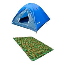Kit Barraca Fox 2/3 P Nautika + Colchonete Casal 190x130cm