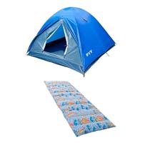 Kit Barraca Fox 2/3 P Nautika + Colchonete Solteiro 190x60cm Kit Barraca Fox 2/3 P Nautika + Colchonete Solteiro 190x60cm