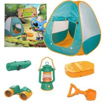 kit Barraca Infantil Toca camping cabana com 5 acessórios