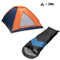 Kit barraca panda 3/4 e saco de dormir viper