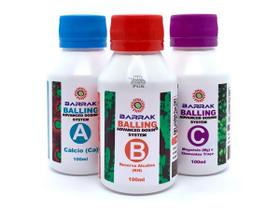 Kit Barrak Balling Nano 100ml Ca Mg Kh Aquario Marinho Kit Barrak Balling Nano 100ml Ca Mg Kh Aquario Marinho