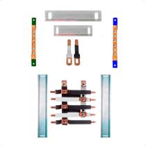 Kit Barramento Bifásico 100A para 10 Circuitos com Termo Retrátil Kit Barramento Bifásico 100A para 10 Circuitos com Termo Retrátil