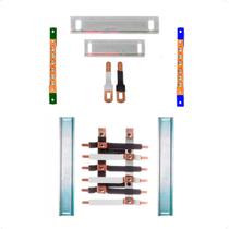Kit Barramento Bifásico 100A para 12 Circuitos com Termo Retrátil Kit Barramento Bifásico 100A para 12 Circuitos com Termo Retrátil