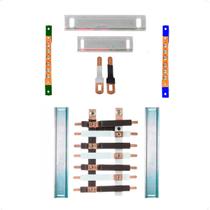Kit Barramento Bifásico 100A para 14 Circuitos com Termo Retrátil Kit Barramento Bifásico 100A para 14 Circuitos com Termo Retrátil