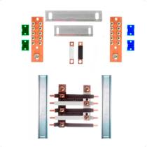 Kit Barramento Bifásico 150A para 10 Circuitos com Termo Retrátil Kit Barramento Bifásico 150A para 10 Circuitos com Termo Retrátil