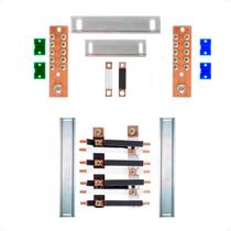 Kit Barramento Bifásico 150A para 14 Circuitos com Termo Retrátil
