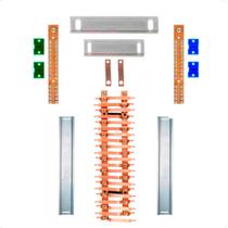 Kit Barramento Bifásico 225A para 42 Circuitos