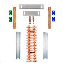 Kit Barramento Bifásico 225A para 44 Circuitos