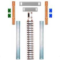 Kit Barramento Bifásico 225A para 70 Circuitos com Termo Retrátil