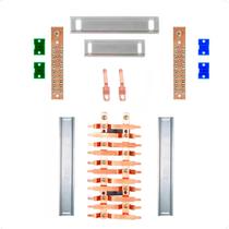 Kit Barramento Bifásico 80A para 22 Circuitos