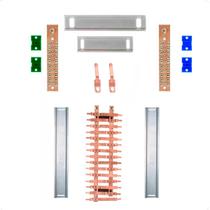 Kit Barramento Bifásico 80A para 30 Circuitos