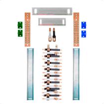 Kit Barramento Bifásico 80A para 32 Circuitos com Termo Retrátil Kit Barramento Bifásico 80A para 32 Circuitos com Termo Retrátil