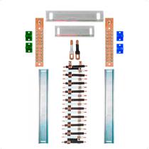 Kit Barramento Bifásico 80A para 38 Circuitos com Termo Retrátil