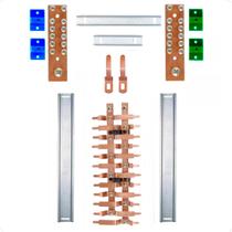 Kit Barramento Bifásico Padrão Cemar 100A para 24 Circuitos