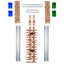 Kit Barramento Bifásico Padrão Cemar 100A para 28 Circuitos