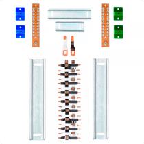 Kit Barramento Bifásico Padrão Cemar 100A para 34 Circuitos com Termo Retrátil