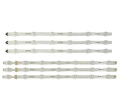 Kit barramento de led compativel samsung linha 50ju / 50ku / 50mu - modelos na descrição