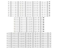 Kit barramento de led compativel samsung un75j6300 / 75h6300