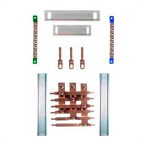 Kit Barramento Trifásico 100A para 12 Circuitos Kit Barramento Trifásico 100A para 12 Circuitos