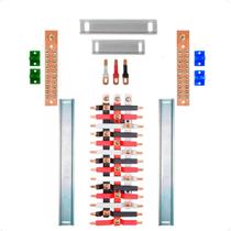 Kit Barramento Trifásico 100A para 28 Circuitos com Termo Retrátil Kit Barramento Trifásico 100A para 28 Circuitos com Termo Retrátil