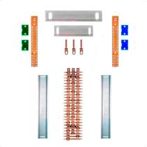 Kit Barramento Trifásico 100A para 50 Circuitos Kit Barramento Trifásico 100A para 50 Circuitos