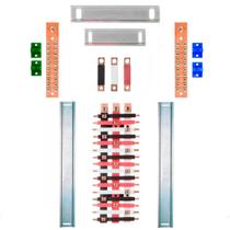 Kit Barramento Trifásico 150A para 32 Circuitos com Termo Retrátil Kit Barramento Trifásico 150A para 32 Circuitos com Termo Retrátil