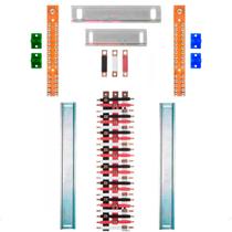 Kit Barramento Trifásico 150A para 48 Circuitos com Termo Retrátil